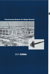 BBR CONA Single Sistema de postesado interior