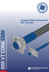 BBR VT CONA CMM Sistema de postesado monocordón