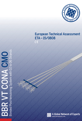 BBR VT CONA CMO Système de post-tension adhérent