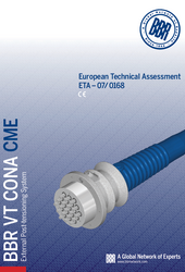 BBR VT CONA CME Sistema de postesado exterior