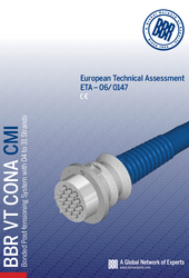 BBR VT CONA CMI internal post-tensioning system